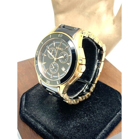 Roberto Bianci Womens Watch RB58730 Florenca Quartz Rose Gold Black Ceramic 39mm main image 14